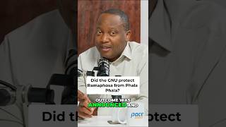 If evidence was enough before 2024, why stop pursuing Ramaphosa after backing him