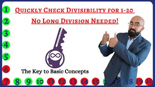 Mastering Divisibility Rules: Easy Math Tricks 1-20 | Concepts Kunji with Tutor NKD|