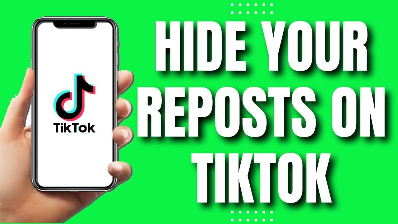 How To Hide Your Reposts On Tiktok EASY 2023 YouTube