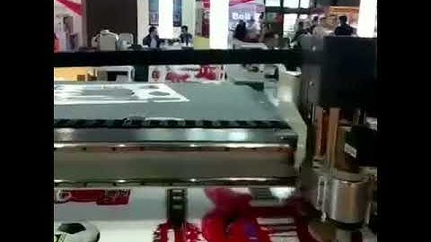 Offset print foam board signs digital flatbed cutter plotter CNC gasket box sample cutting machine