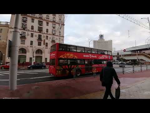 экскурсия с аудиогидом в Минске на красном двухэтажном автобусе