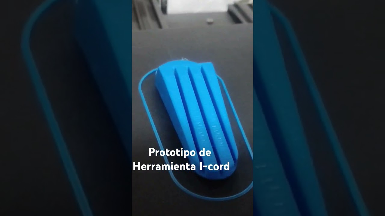 Holi, este es el primer prototipo para la herramienta i-cord, para tener terminaciones perfectas