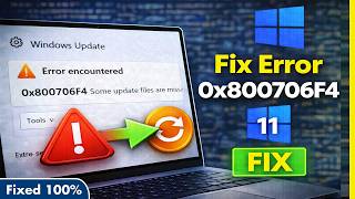How to Fix 0x800706F4 Windows 11 Update Failed Error | 100% Working Solutions 2026 | Windows Update Profile