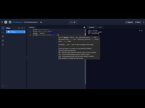 Python - Greeting the user