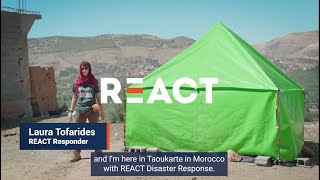 REACT Morocco Earthquake - Urgent Need For Tents