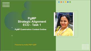 PgMP Strategic Alignment ECO Task1