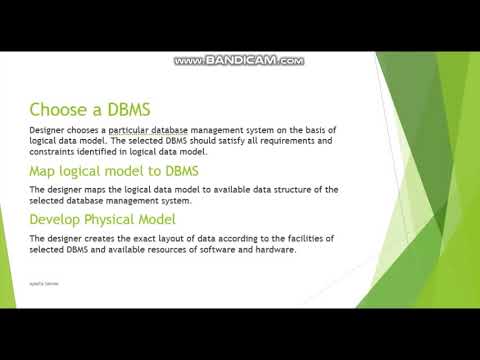 stage database design approach|database|chp2 - YouTube