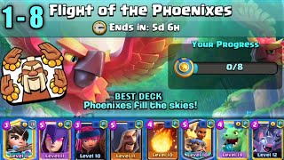 Phoenix Challenge (best deck)  | Flight of the Phoenixes Clash Royale New Challenge | All gameplay