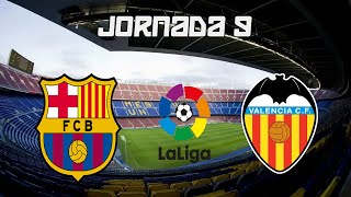 FC Barcelona Vs Valencia LaLiga Jornada 9 // Simulación FIFA