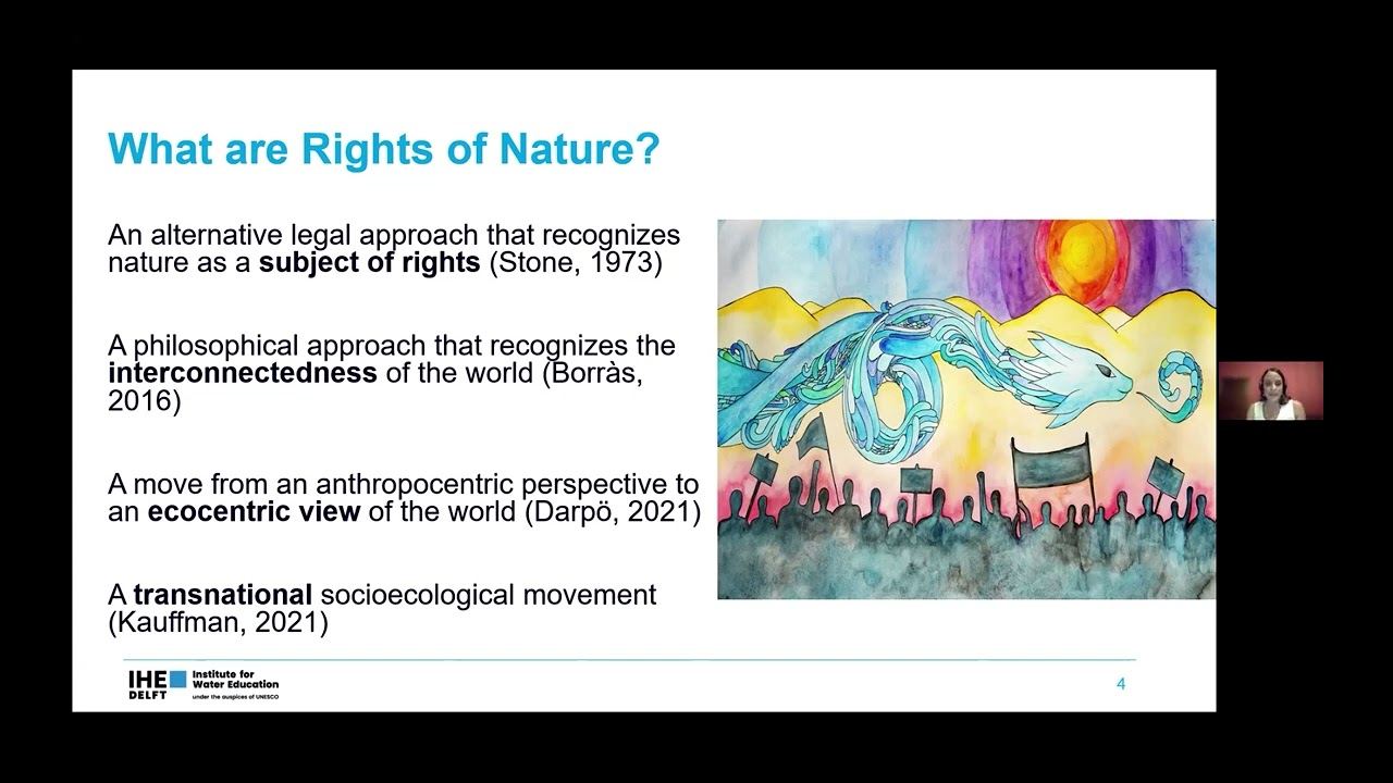 Thumbnail for IHE Delft 💧Alumni online seminar Rights of Nature: Reflections of Possibilities