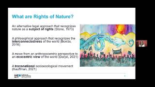 IHE Delft 💧Alumni online seminar Rights of Nature: Reflections of Possibilities