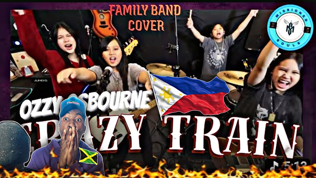 CRAZY TRAIN - Ozzy Osbourne | Missioned Souls | family band studio cover | REACTION 