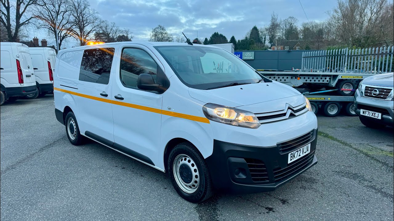 2022 (72) CITROEN DISPATCH CREW CAB L2H1 - 55K MILES - FSH - 6 SEATS - CHAPTER 8 - STVL