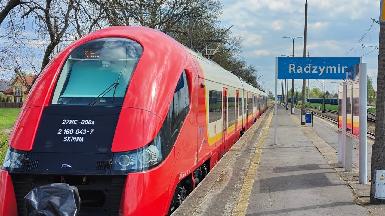 Linia S3 - Pesa Elf 27WE #008 ( SKM Warszawa )