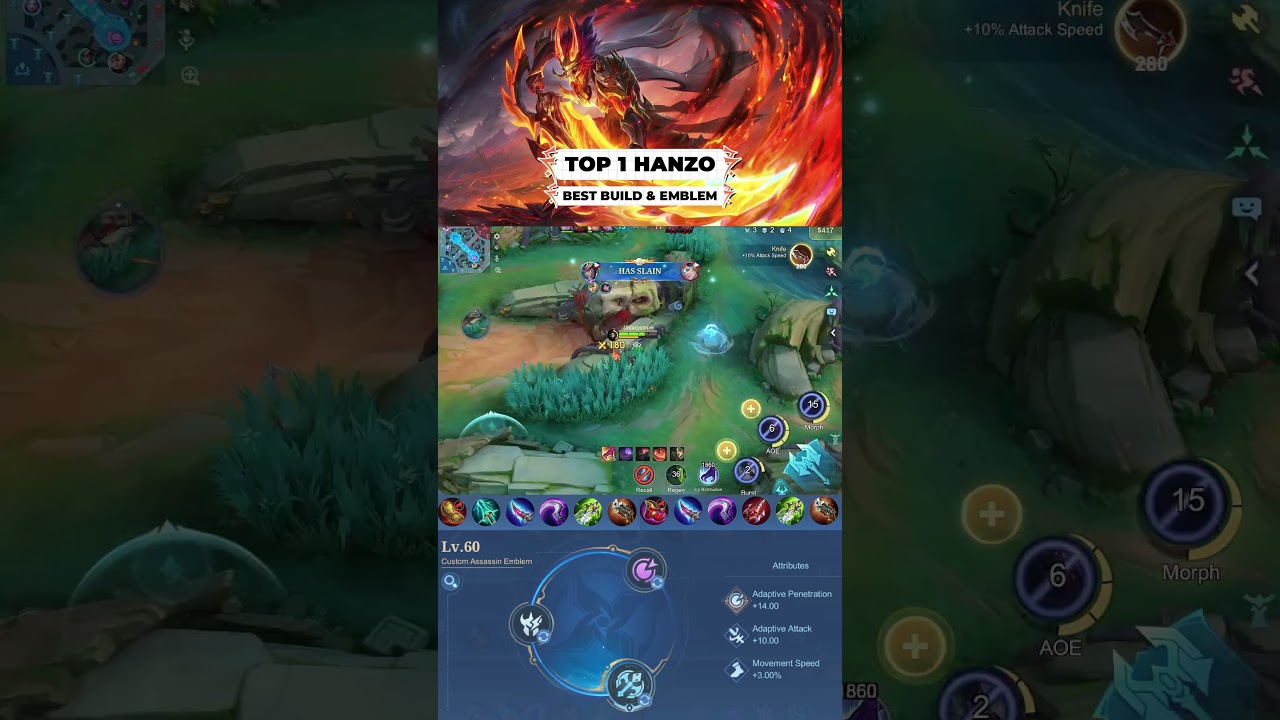 Dont tell Moonton about this Hanzo build 😱 