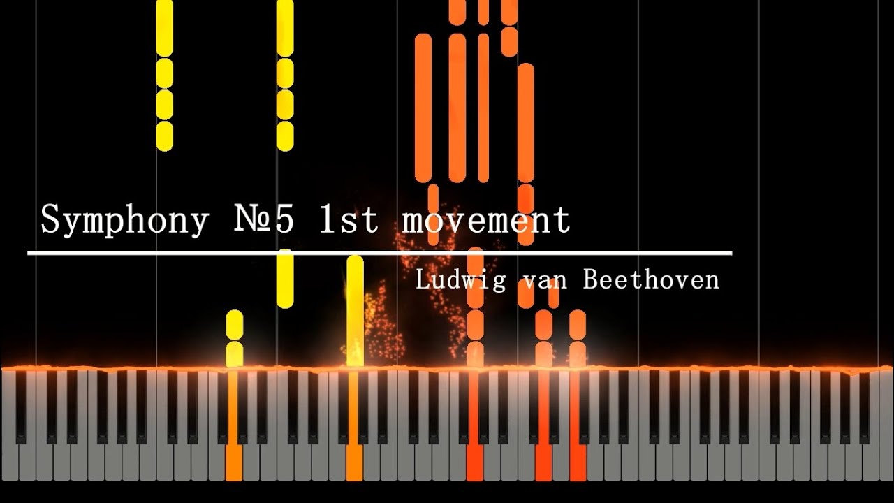 Symphony №5  I Movement. L. van Beethoven | [Piano Tutorial]