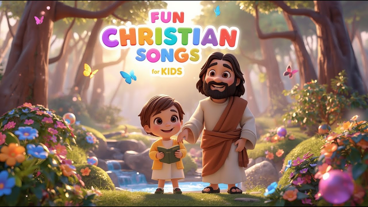✨ Fun Christian Song for Kids — 💛 Christian Kids Song | The Bible Is My Light 