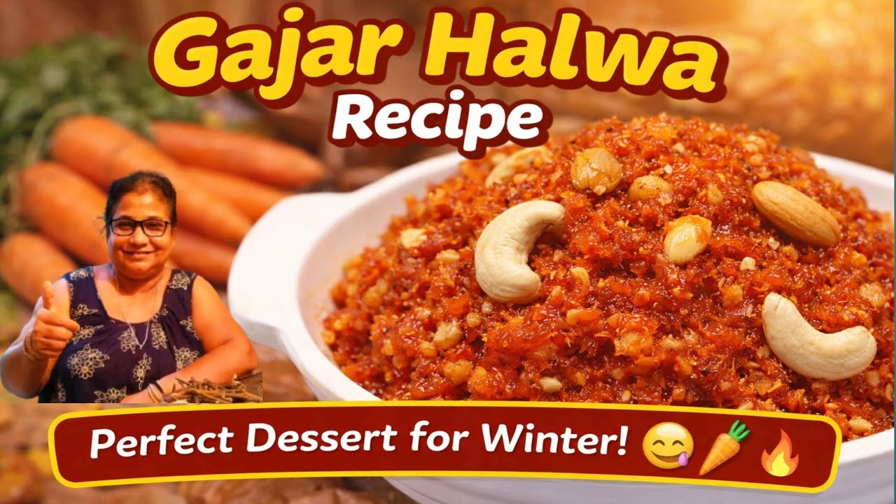 "Gajar Ka Halwa 🥕🍯 | Garma-Garam Winter Special 😋🔥"