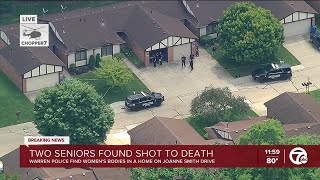 Two seniors found shot to death in Warren