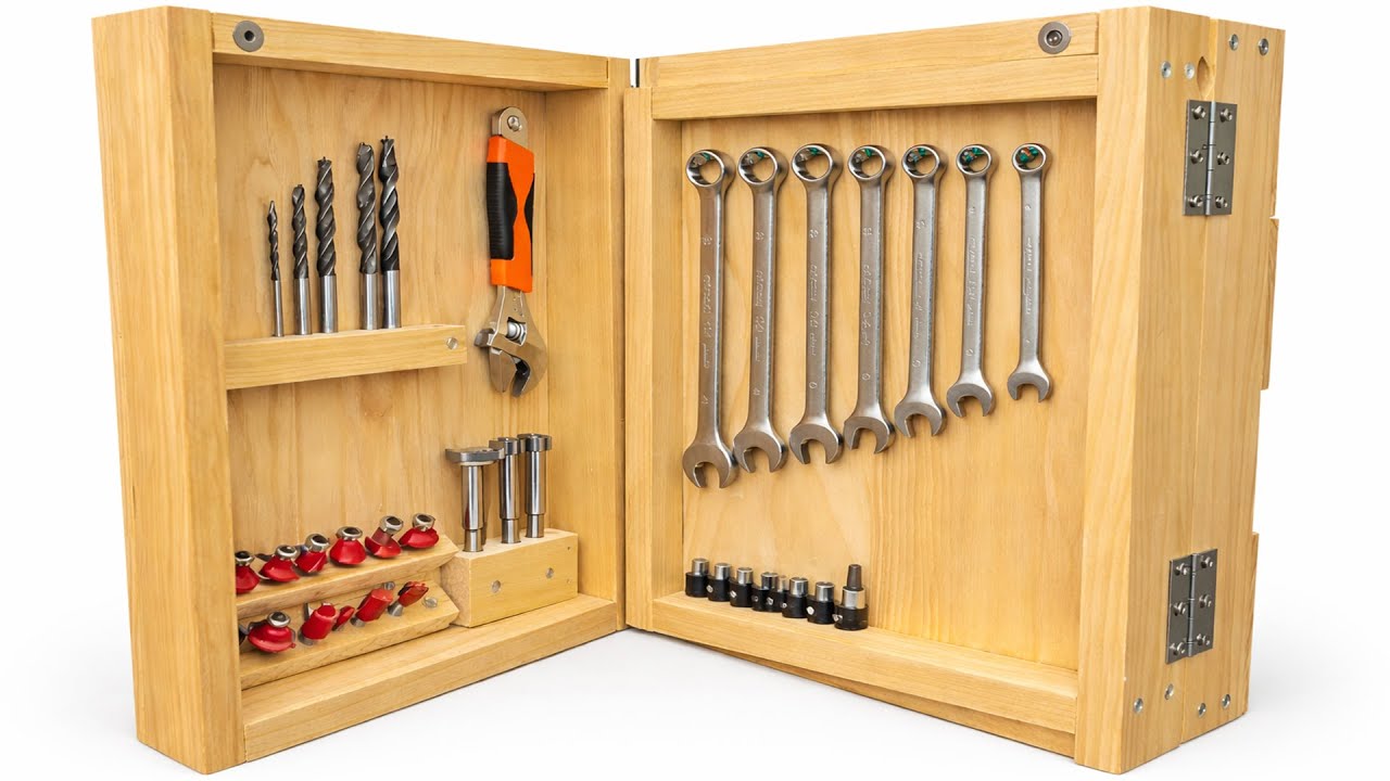Умная идея от плотника: удобный инструмент для хранения, необходимый каждому.