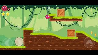 Roller Ball 3: Red Bounce Ball Love Adventure Level 2 screenshot 5
