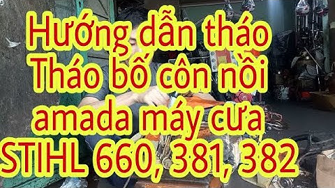 Hướng dẫn thay bố côn nồi amada máy cưa STIHL 660 ,381, 382, hướng dẫn sửa máy cưa xích.