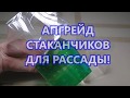 АПГРЕЙД СТАКАНЧИКОВ ДЛЯ РАССАДЫ!  КАК СДЕЛАТЬ ДНО У СТАКАНЧИКА