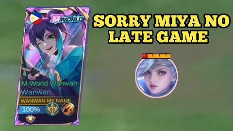 GOODBYE MIYA NO LATE GAME!!WANWAN NEW META DESTROY BUILD!!