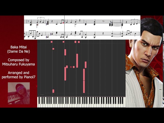 baka mitai - piano tutorial