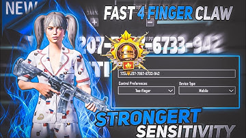NEW UPDATE 2.7.0 !! BEST SENSITIVITY CODE + CONTROL SETTINGS BGMI & PUBG MOBILE