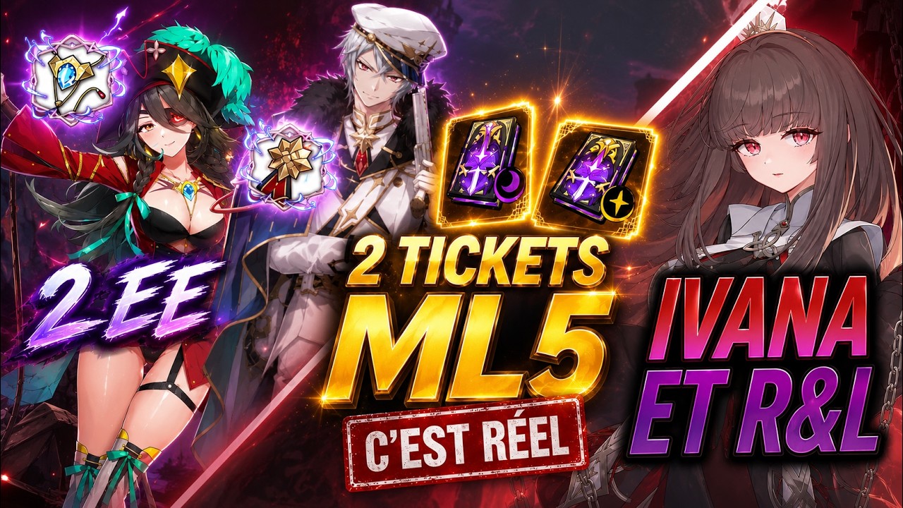 Epic Seven devient TROP généreux ? 2 ML5 offerts ! 💎 Ivana, Buff ML Pavel, 2 nouveaux sets