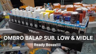 Power Ombro Sub 18x2 Low Midel Ready Siap di Order Power Ombro Sub 18x2 Low Midel Ready Siap di Order