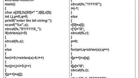 Computer Networks Lab - Bit Stuffing