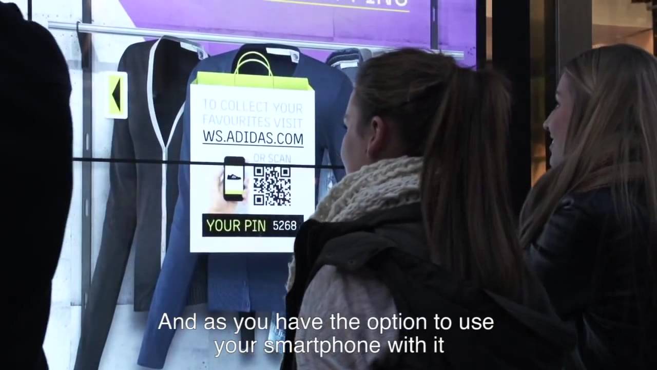 adidas window shopping