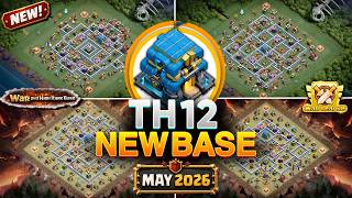 Town Hall 12 War + High Rank Base | TH12 Anti 3-Star Layouts | Clash of Clans screenshot 4
