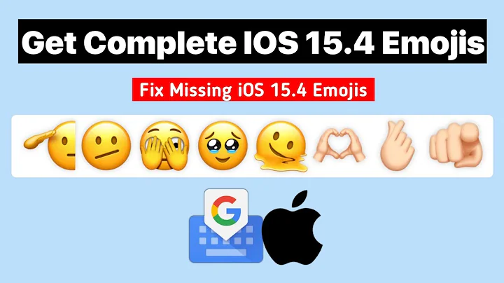 How To Fix Missing iOS 15.4 Emojis on Any Android | Get Complete New Emojis