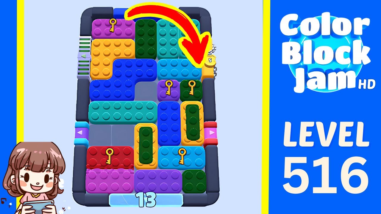 Color Block Jam Level 516 Solution Walkthrough - YouTube