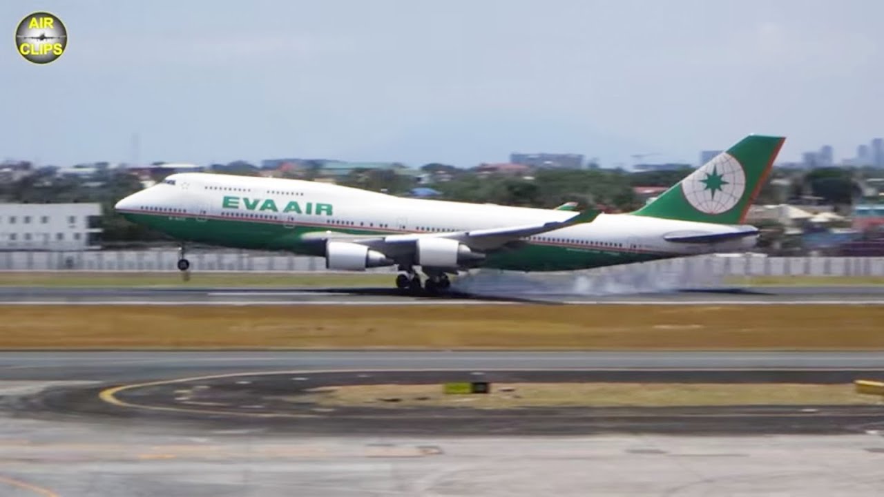 EVA Air B747-400 short-haul service Manila-Taipei in Business