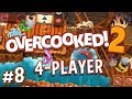 Overcooked 2 - #8 - Bobby Flay is Voldemort! (4 Player Gameplay)