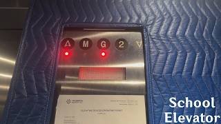 ThyssenKrupp Endura MRL Hydraulic Elevator at Alpha Secondary School - Burnaby BC