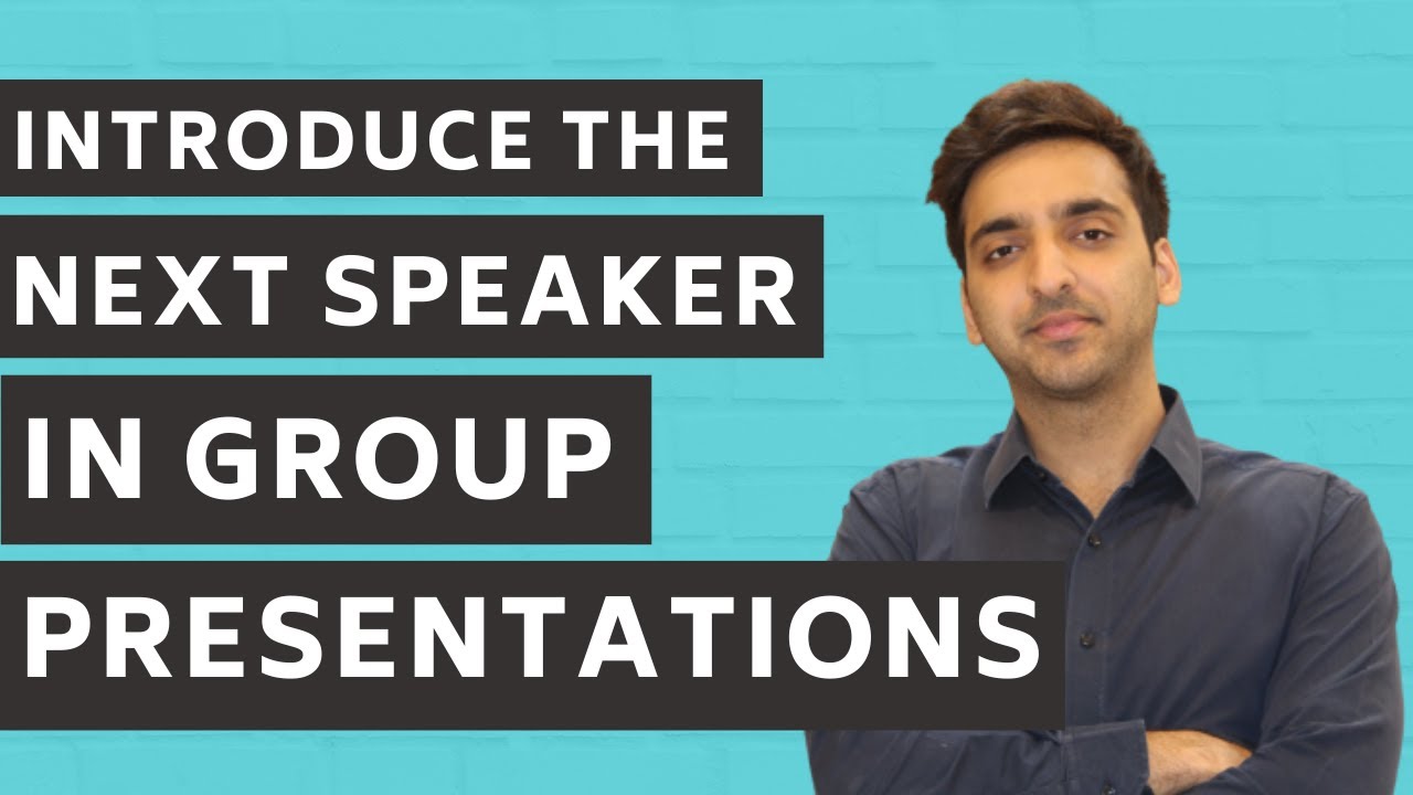 how to introduce your group during presentation