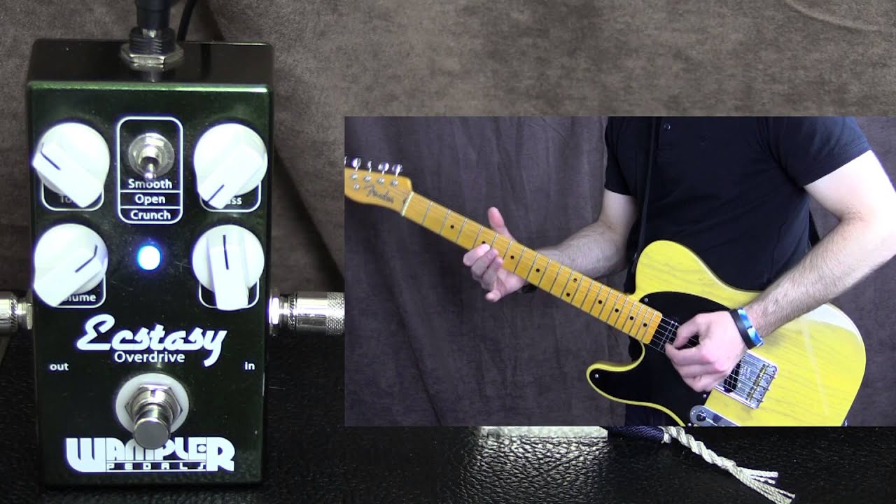 Wampler Ectsacy Overdrive Pedal - YouTube