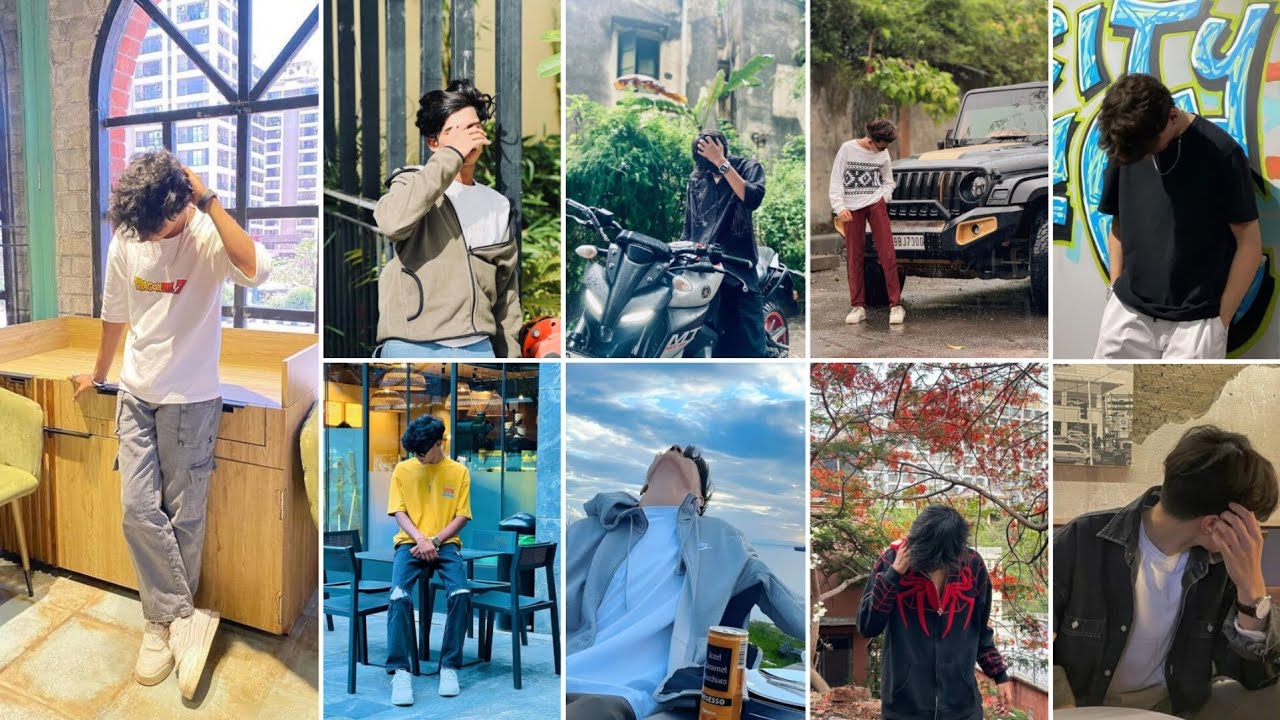 Hidden face Boys Picture Pose 🙈❤️ Attitude boys photo 😎 Insta post 🌞🤟🏻 @Stylewithkomal3