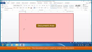 COMPONENTS OF MS WORD WINDOW