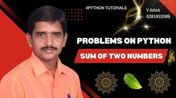 Python Program to Add Two Numbers | Beginner Tutorial