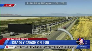 One dead in crash in Tooele County on I-80