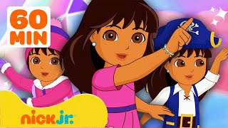 Dora y sus amigos | ¡60 MINUTOS de aventuras con Dora y sus amigos! ☀ | Nick Jr. en Español