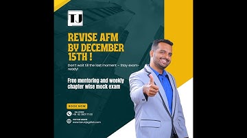 CA Final AFM MCQ Series | Live Paper Solution - Test 1 | Exam Prep