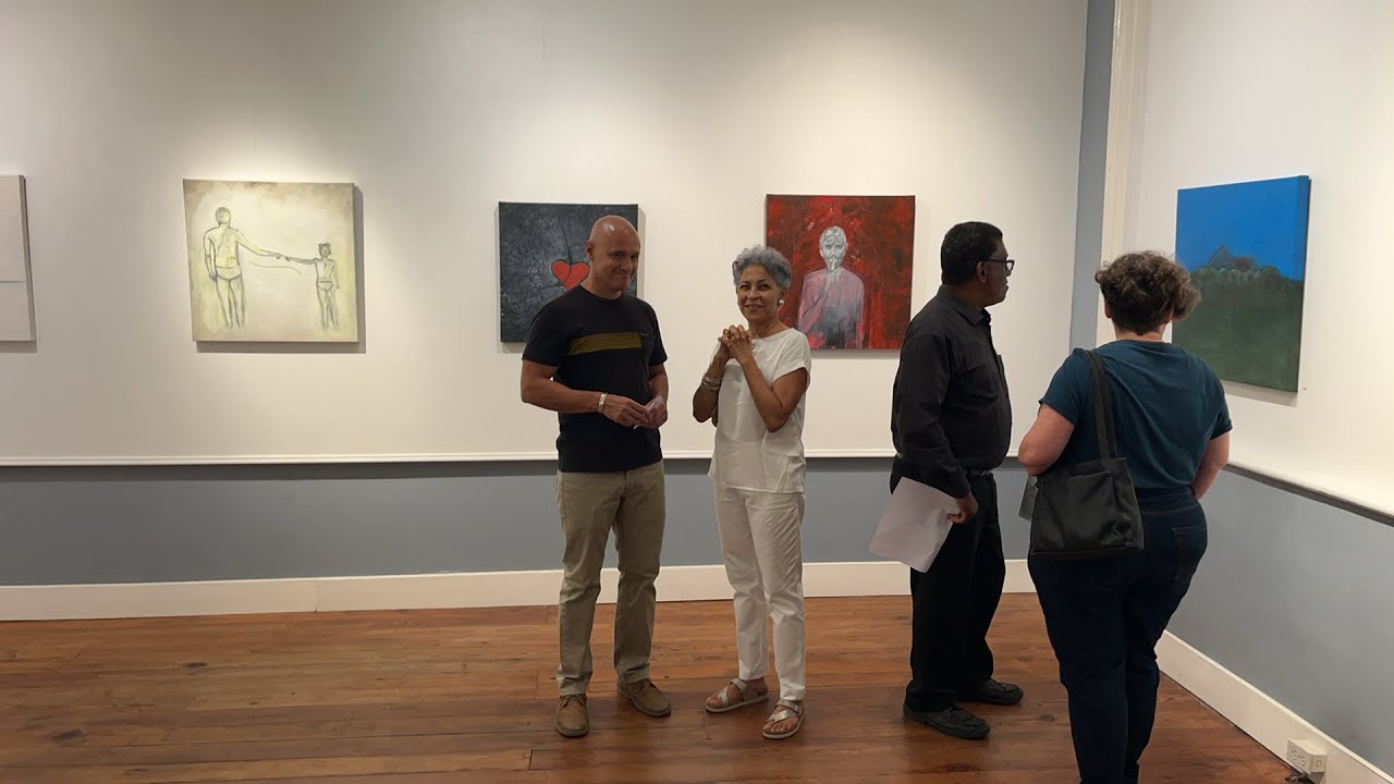 American artist exhibits in TRINIDAD 🇹🇹 Softbox Art Gallery Trinidad