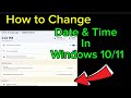How to Change Date and Time in Windows 10/11 | Easy Step-by-Step Guide